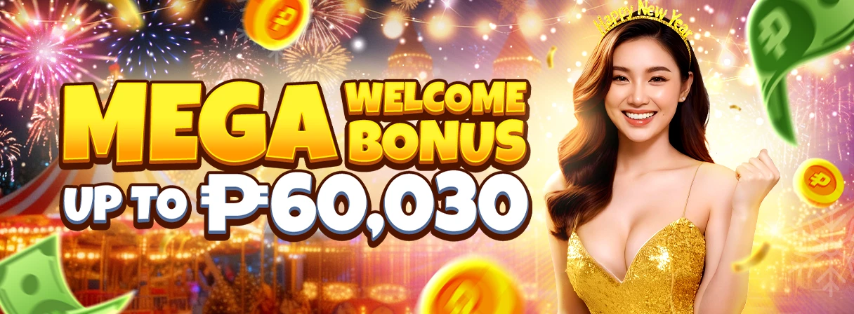 MegaPerya New Year Refresh Mega Welcome Bonus Banner