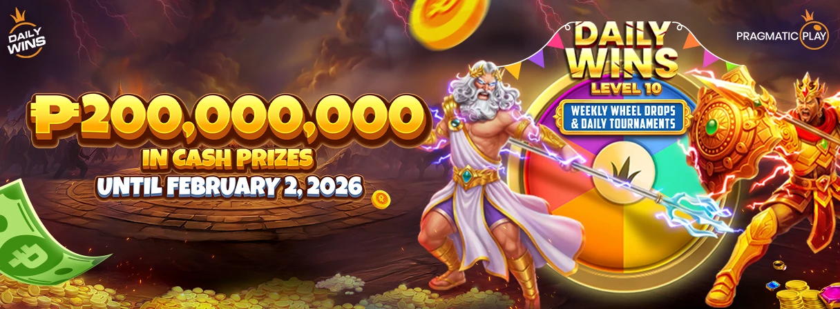 Megaperya Daily Wins Level 10 Banner